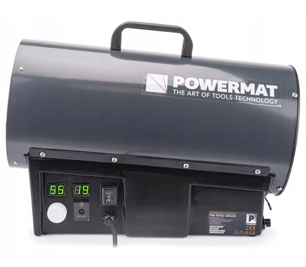 Aeroterma POWERMAT PM-NAG-25GLN 25kw Gaz 8650l/min-5