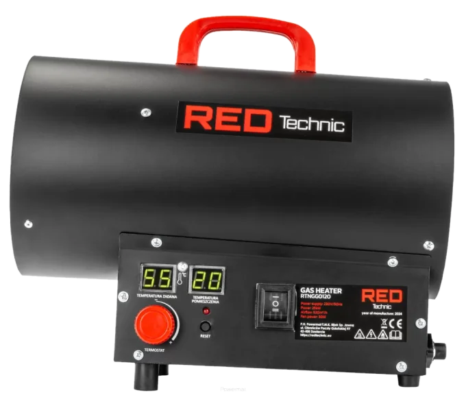 Aeroterma RED Technic RTNGG0120 25kw Gaz 8650l/min-2