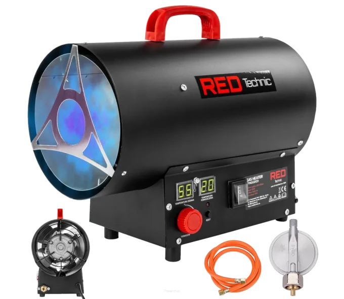 Aeroterma RED Technic RTNGG0120 25kw Gaz 8650l/min-1