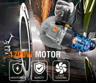 Polizor unghiular MAXXT MAG1700 1700w 125mm-6