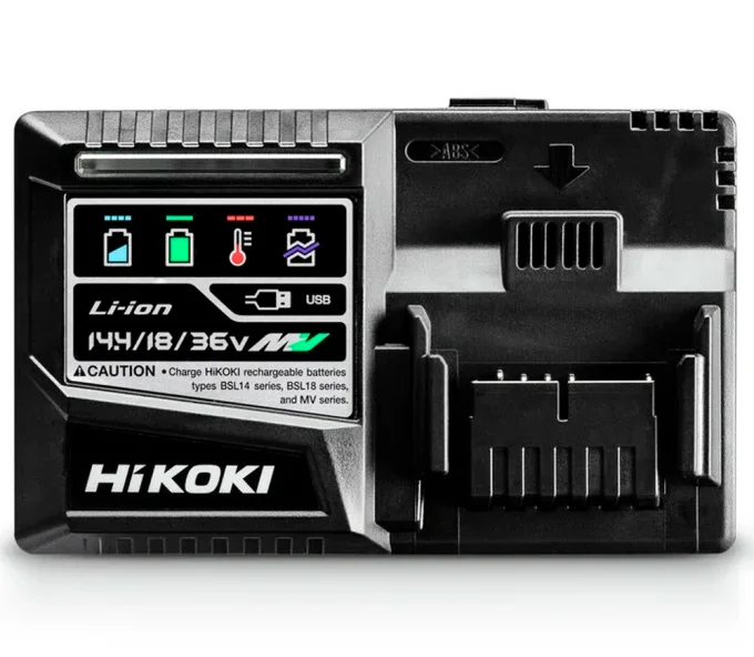 Зарядное устройство + 2 аккумулятора HIKOKI UC18YSL3WHZ 195вт 18-36В 8A-2
