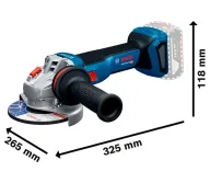 Угловая шлифмашина аккумуляторная BOSCH GWS 18V-11 S 125мм 18В-4