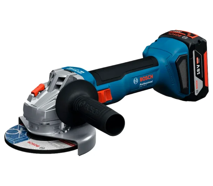 Угловая шлифмашина аккумуляторная BOSCH GWS 18V-8 125мм 18В 4Ач-1