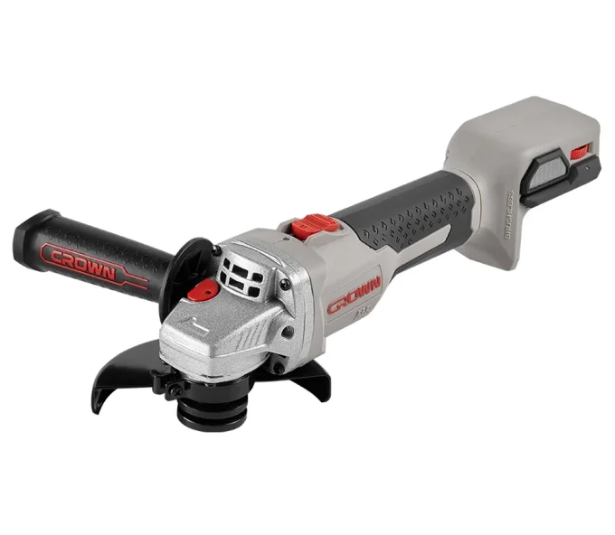 Угловая шлифмашина аккумуляторная CROWN CT23008-125HX-5 IMC 125мм 20В 5Ач-2