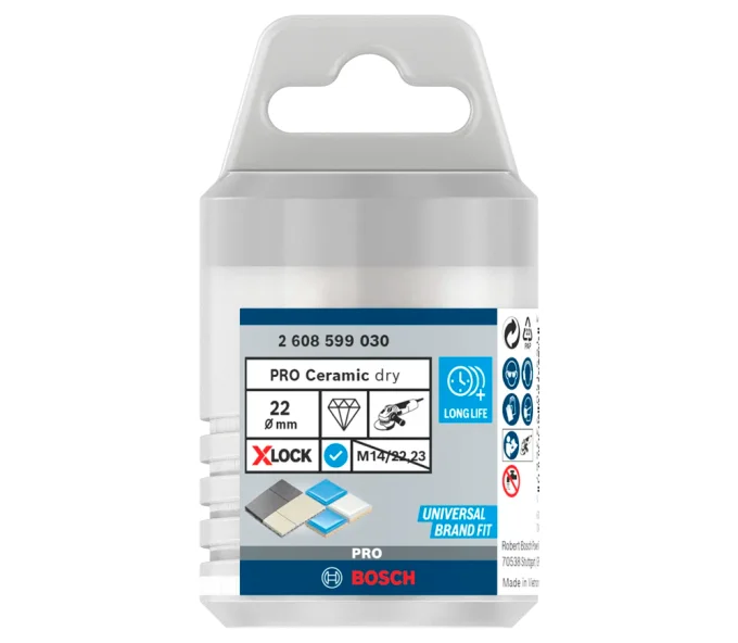 Carotă de găurit BOSCH X-LOCK Dry Speed 22mm-2