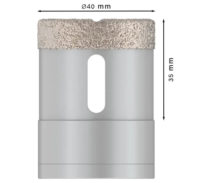 Коронка BOSCH X-LOCK Dry Speed 40мм-3
