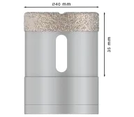 Коронка BOSCH X-LOCK Dry Speed 40мм-3