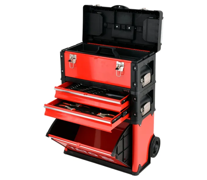 Cărucior modular pentru scule YATO YT09104 (3 module, 78 piese)-10