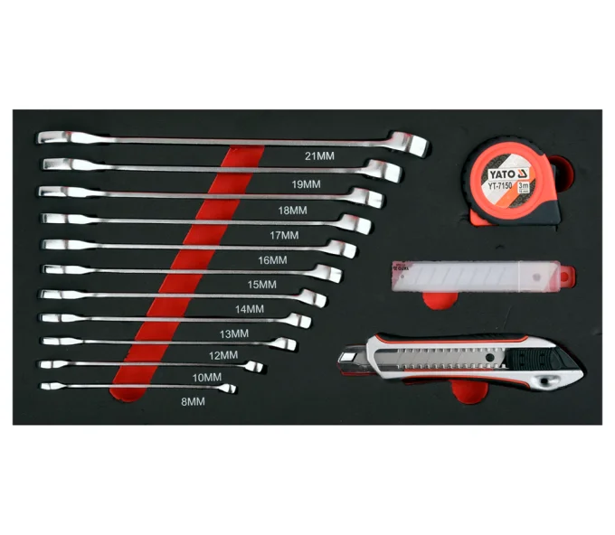 Cărucior modular pentru scule YATO YT09104 (3 module, 78 piese)-8