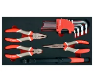 Cărucior modular pentru scule YATO YT09104 (3 module, 78 piese)-9