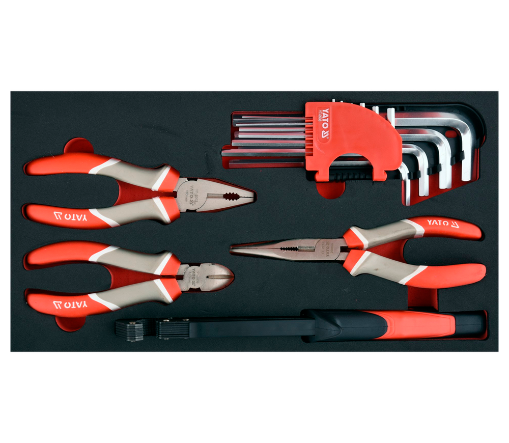 Cărucior modular pentru scule YATO YT09104 (3 module, 78 piese)-10