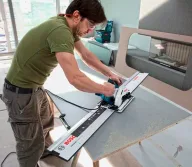 Fierăstrău circular BOSCH GKS 55+G 1200w 165mm-2