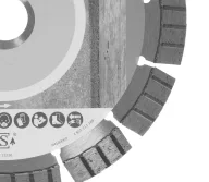 Disc de tăiat cu diamant BOSCH Best for Concrete 180mm Segmentat Beton/Piatră/Cărămidă-2