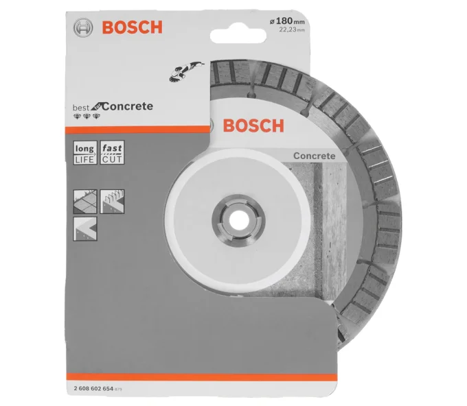 Disc de tăiat cu diamant BOSCH Best for Concrete 180mm Segmentat Beton/Piatră/Cărămidă-4