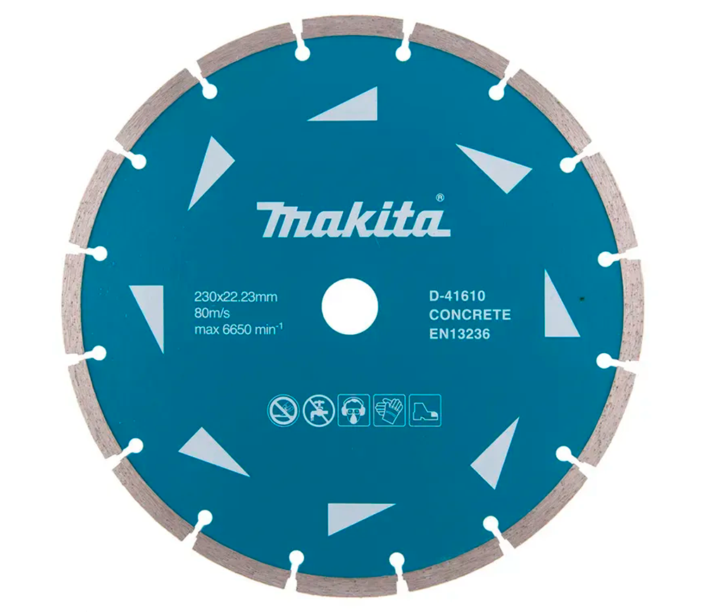 Disc de tăiat cu diamant MAKITA D-41610 230mm Segmentat Beton