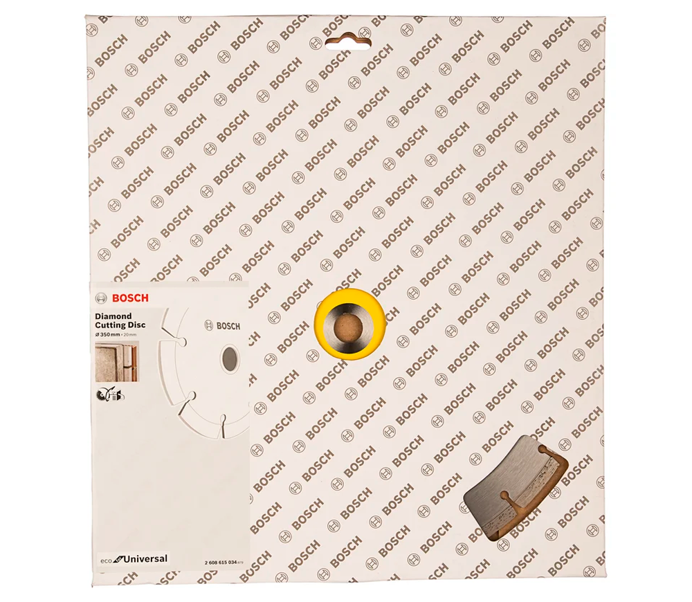 Disc de tăiat cu diamant BOSCH ECO For Universal 350mm Segmentat Beton/Piatră/Cărămidă-3