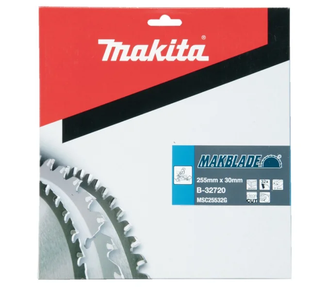 Disc pentru fierastrau electric MAKITA Makblade B-32720 255mm 1.8mm Lemn-2
