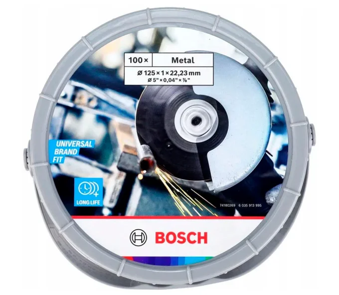 Disc de tăiat abraziv BOSCH Standard 2608626116 125mm 1mm-3
