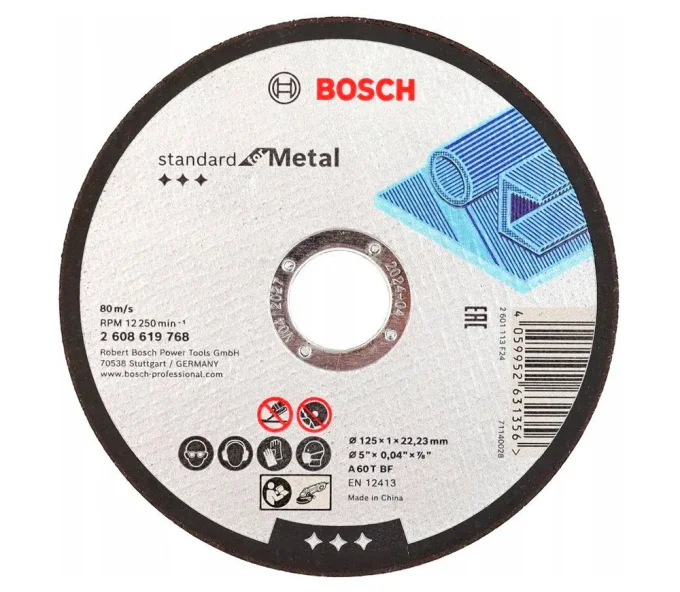 Disc de tăiat abraziv BOSCH Standard 2608626116 125mm 1mm-4