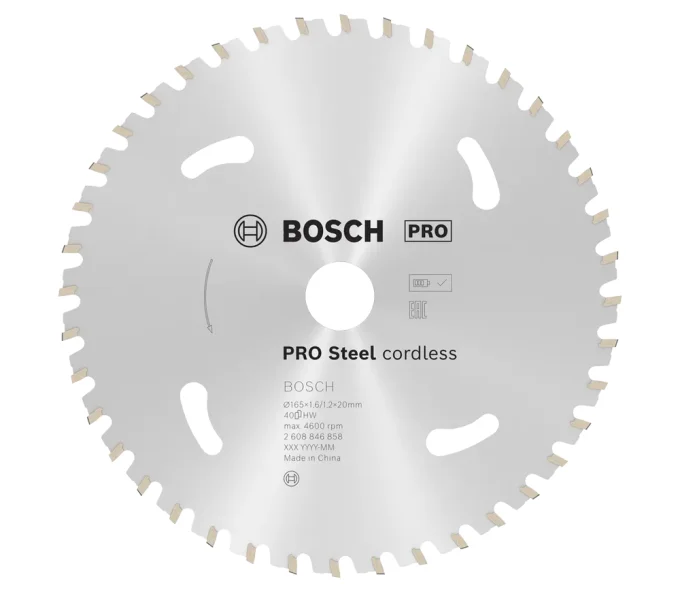 Disc pentru fierastrau electric BOSCH PRO Steel (Cordless) 165mm 1.6mm Metal-1