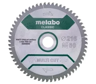 Disc pentru fierastrau electric METABO Multi CUT Pro 216x30 Z60 FZ/TZ 5 254mm 1.8mm Universal-1