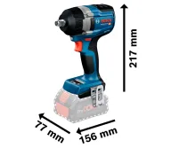 Гайковерт аккумуляторный (без АКБ) Bosch GDS 18V-750 C (L-BOXX + Bluetooth) 18В 1000Нм-2
