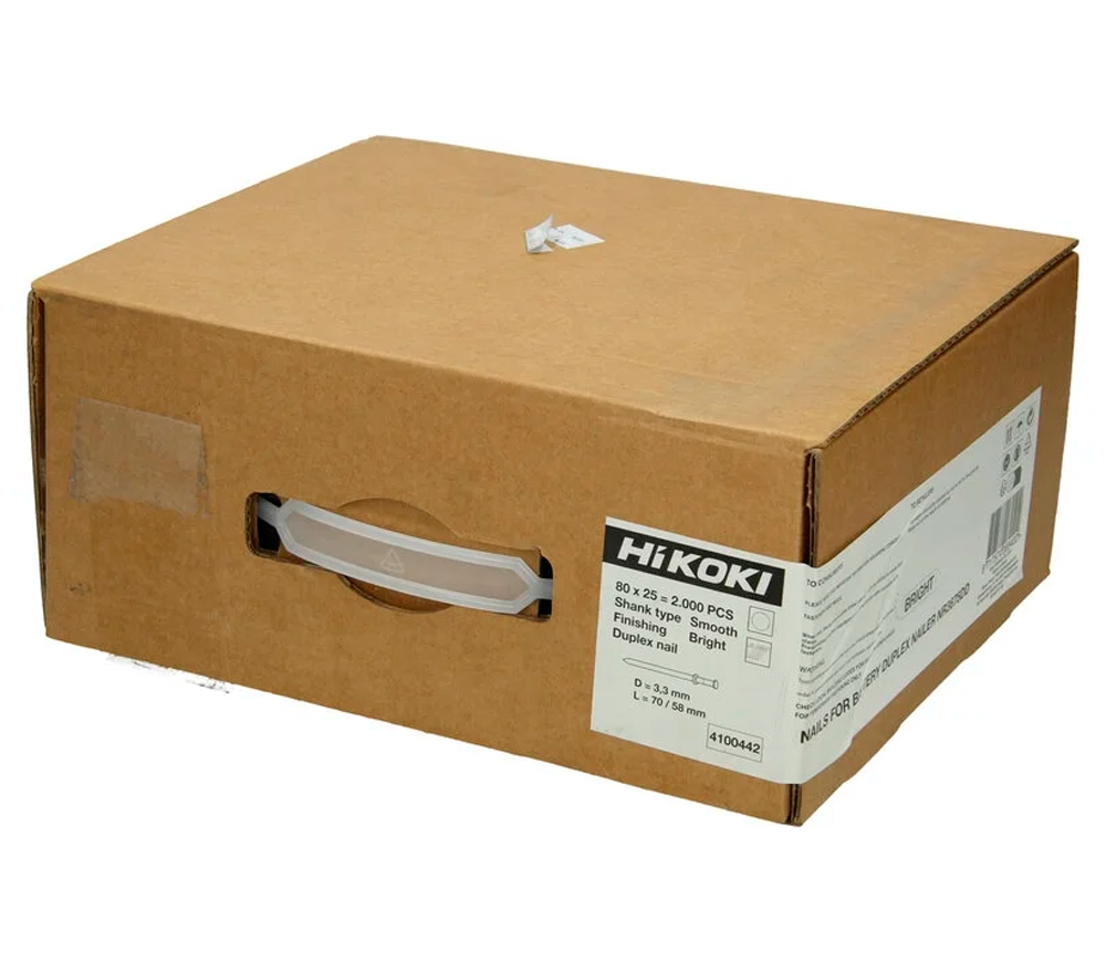 Cuie Pentru lemn HIKOKI 4100442 Duplex 2000buc. 58/77mm x 3.3mm-2
