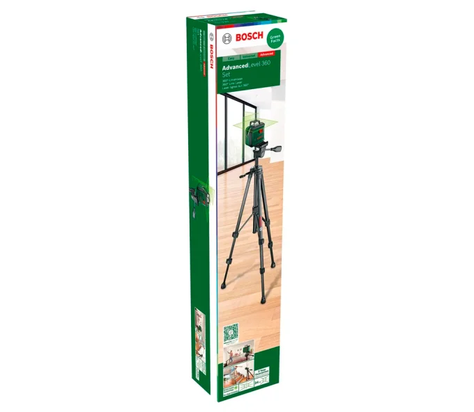 Nivelă cu laser BOSCH AdvancedLevel 360 (Set + Trepied) 3fascicole 24m-4