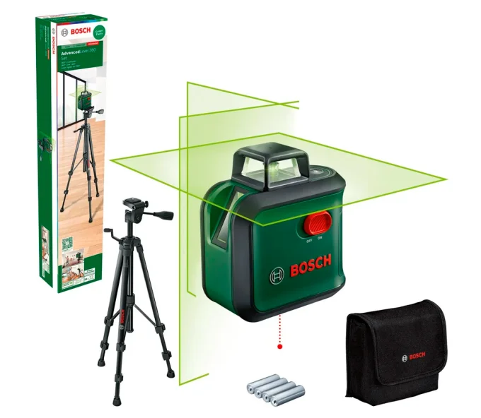 Nivelă cu laser BOSCH AdvancedLevel 360 (Set + Trepied) 3fascicole 24m-1
