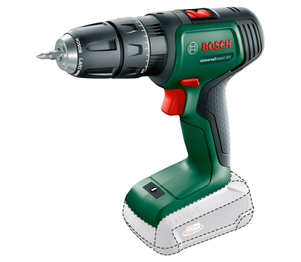 Шуруповёрт аккумуляторный ударный BOSCH UniversalImpact 18В 1.5Ач-2