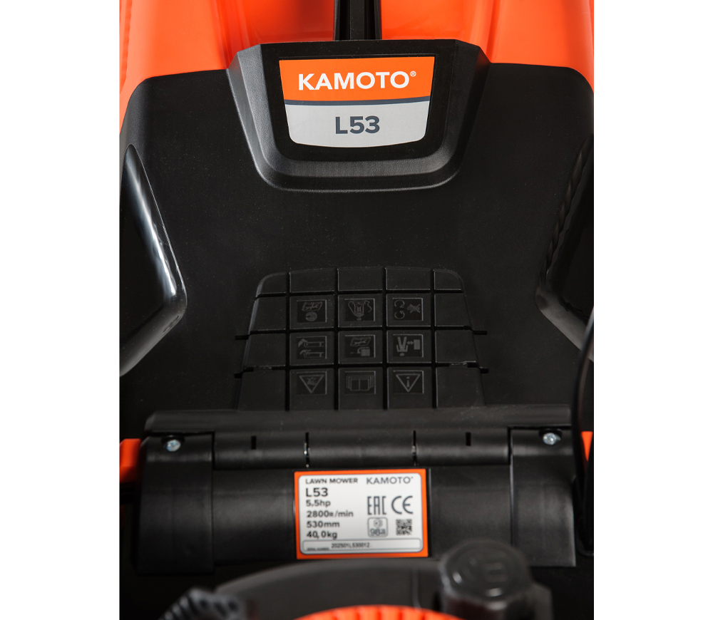 Mașină de tuns gazonul cu benzină KAMOTO L53 530mm 5.5cp-4