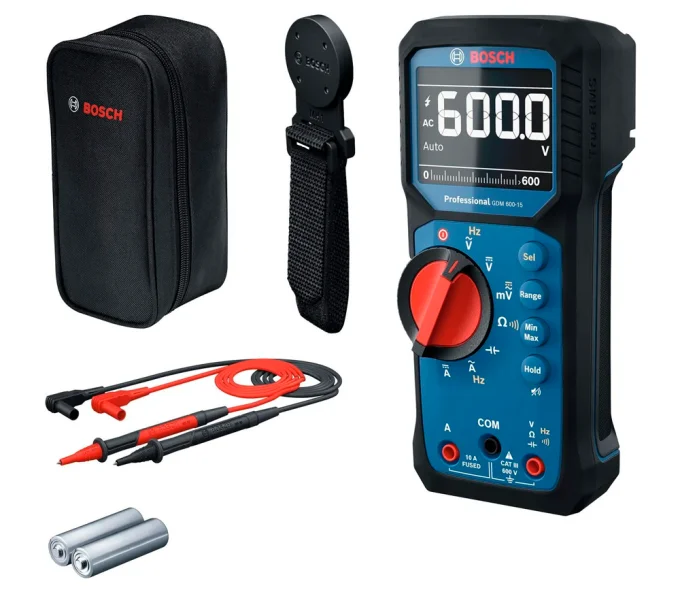 Multimetru digital BOSCH Bosch GDM 600-15 + MH 1 0/600V 0/10A-6