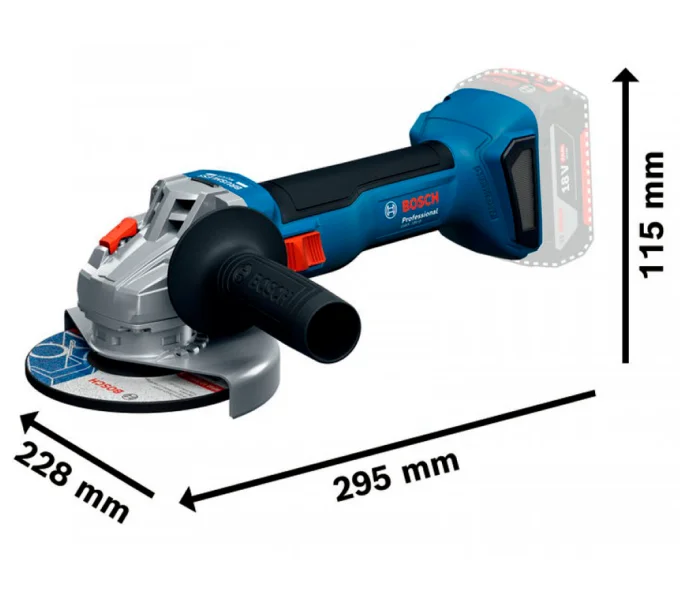 Набор аккумуляторных инструментов BOSCH Professional 18V (GBH + GWS + GSR)-3