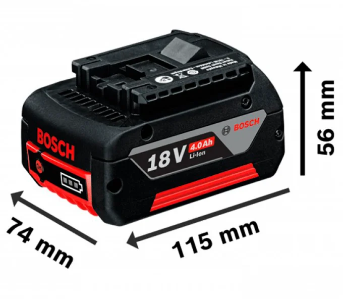 Набор аккумуляторных инструментов BOSCH Professional 18V (GBH + GWS + GSR)-6