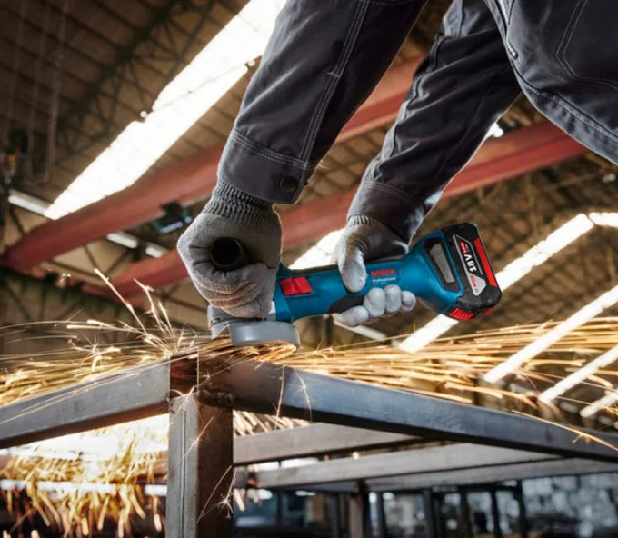 Набор аккумуляторных инструментов BOSCH Professional 18V (GBH + GWS + GSR)-7