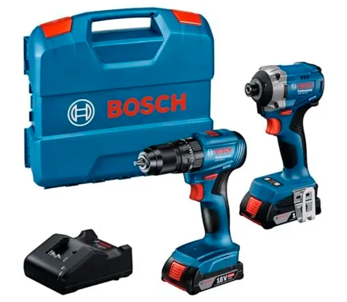 Set de unelte cu acumulator BOSCH GDR 18V-215 + GSB 185-LI-1