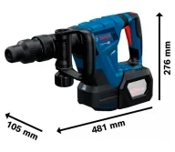 Ciocan demolator cu acumulator Bosch GSH 18V-5 Professional (Solo)-2