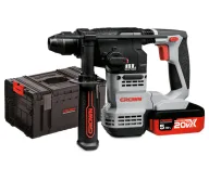 Перфоратор аккумуляторный CROWN CT28001HX-5 IMC 2.3Дж 20В 5Ач-1