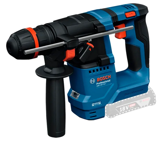 Перфоратор аккумуляторный BOSCH GBH 18V-18 X Professional 1.5Дж 18В-1