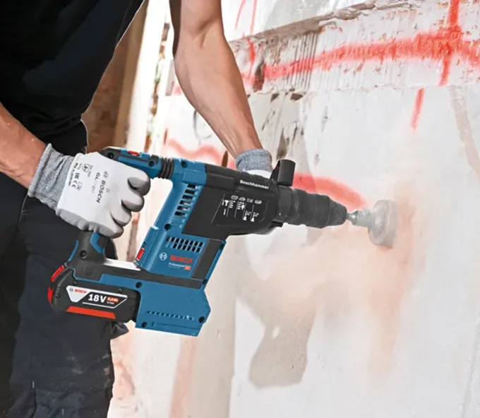 Перфоратор аккумуляторный BOSCH GBH 18V-26F Professional 2.6Дж 18В-8