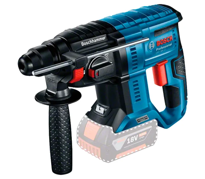 Ciocan rotopercutor cu acumulator BOSCH GBH 18V-21 (Solo) 2J 18V-1