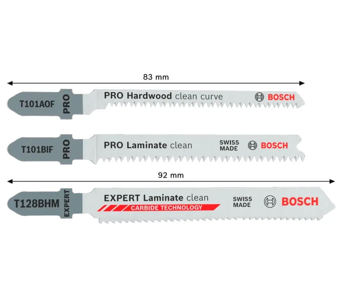 Set lame ferestrău pendular BOSCH Bosch PRO "Laminate" 83/92mm Laminat-2