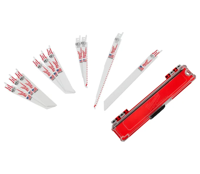 Set pânze pentru ferăstrău sabie MILWAUKEE SAWZALL  150/230mm Lemn/Plastic/Metal-2
