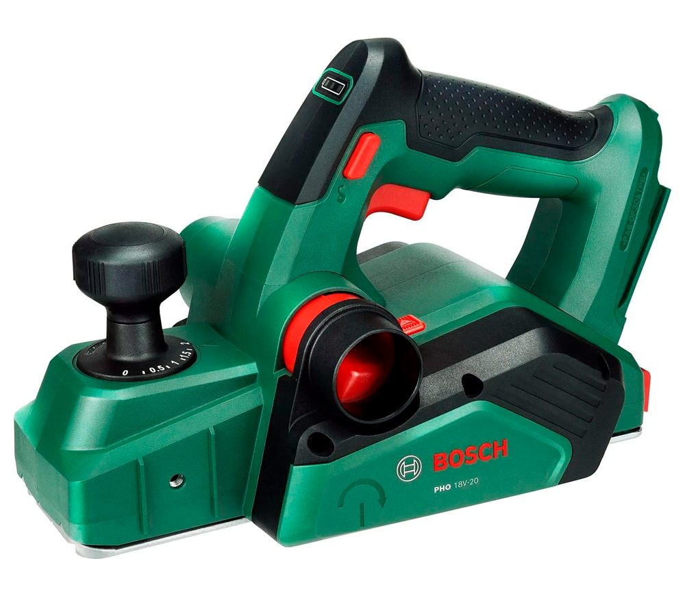 Рубанок аккумуляторный BOSCH PHO 18V-20 (Solo) 18В  82мм-2