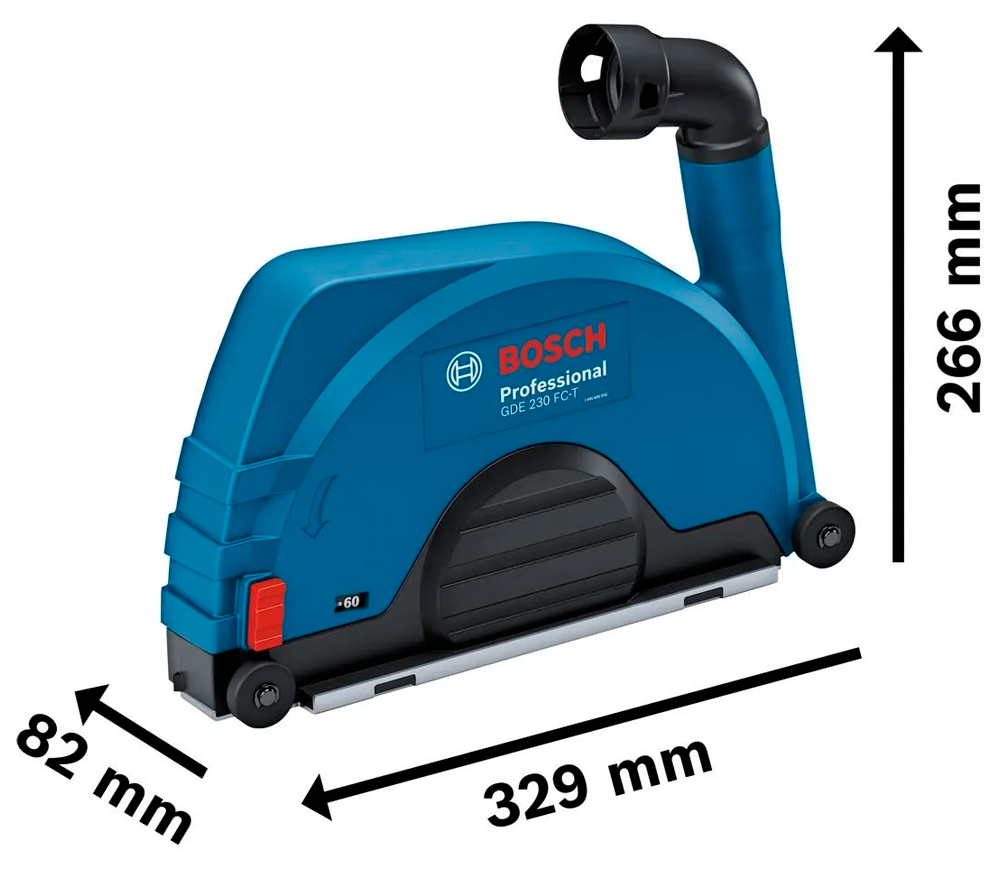 Capac antipraf pentru pilizoare unghiulare BOSCH GDE 230 FC-T 230mm-2