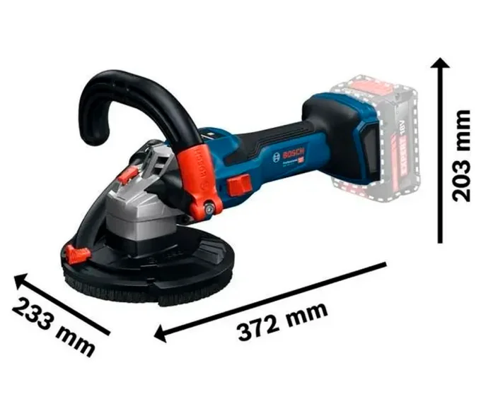 Șlefuitor de beton Bosch GBR 18V-15 S Professional (Solo)-3