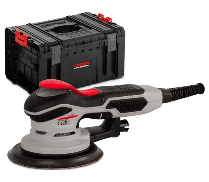 Mașină de șlefuit excentrică CROWN CT13704SV IMC 350w 150mm-1