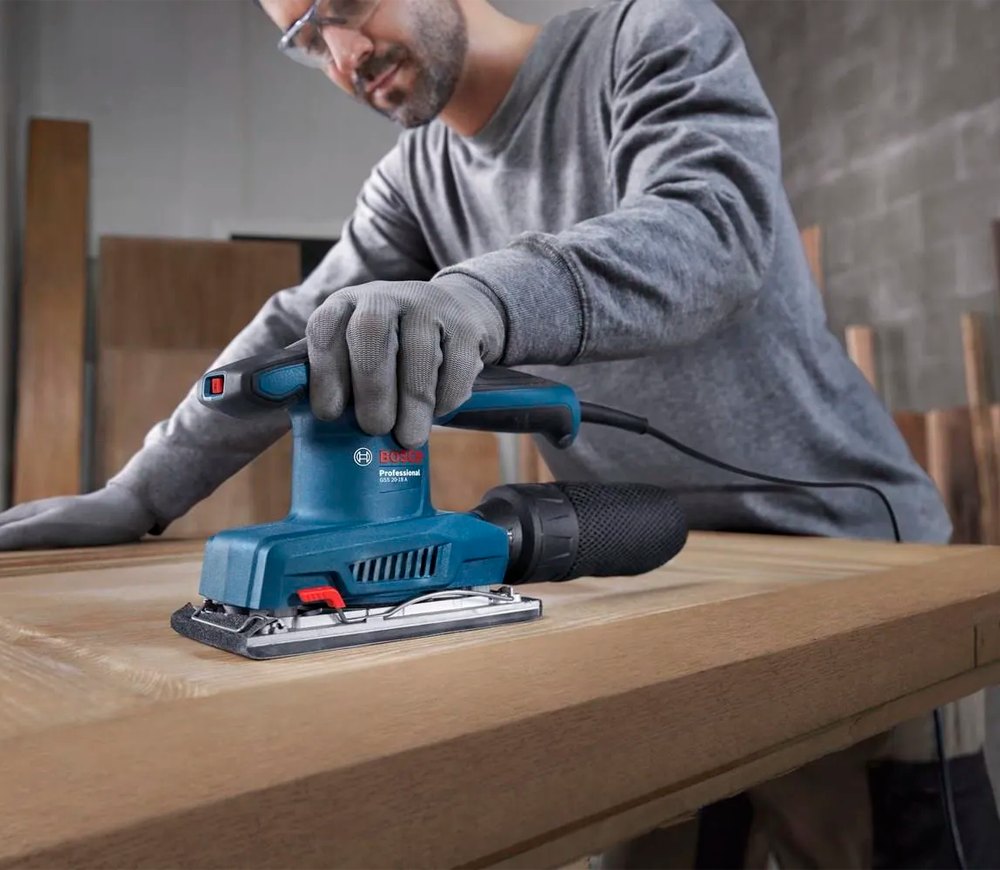 Шлифмашина вибрационная BOSCH GSS 20-18 A Professional 200вт-4