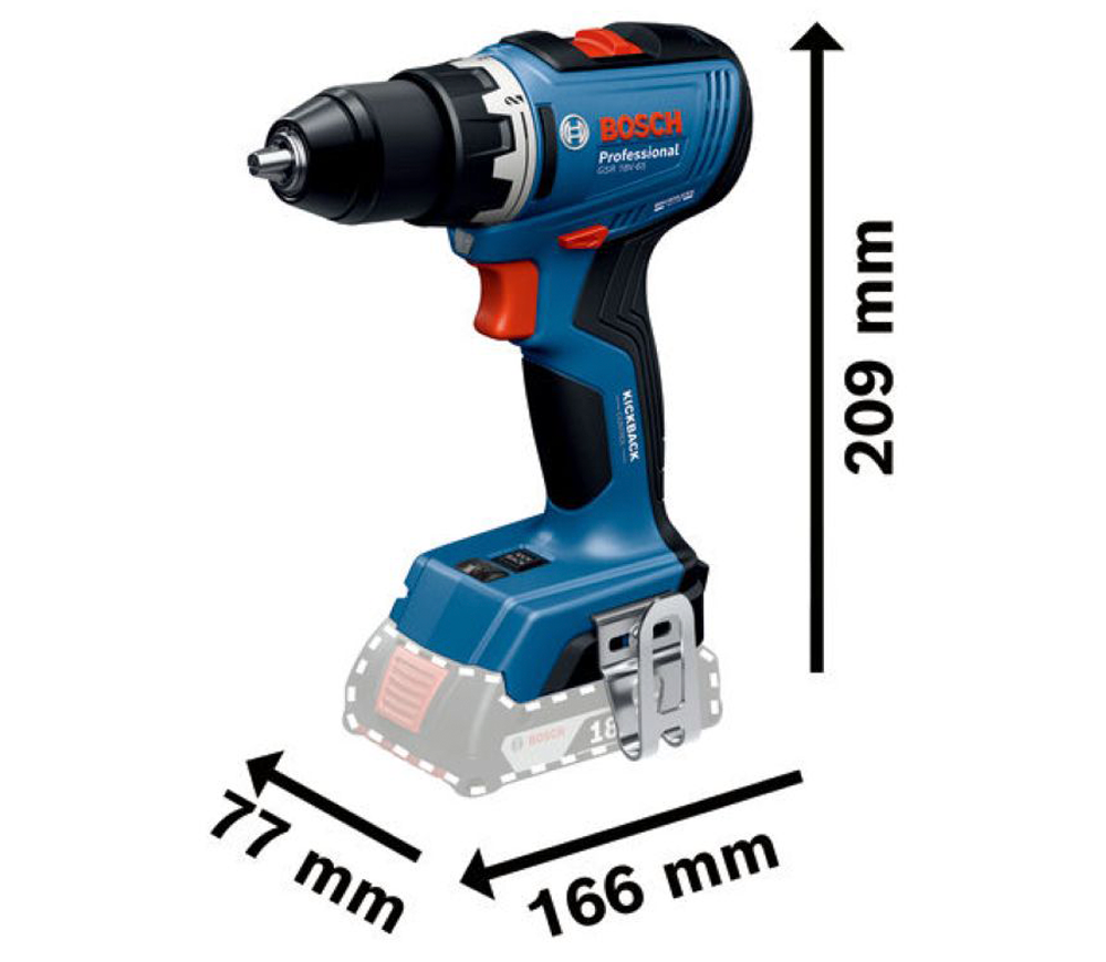 Шуруповёрт аккумуляторный BOSCH GSR 18V-65 18В 2Ач-3