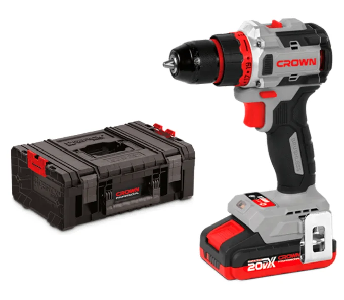 Шуруповёрт аккумуляторный CROWN CT21128HMX-2 IMC 20В 2Ач-1